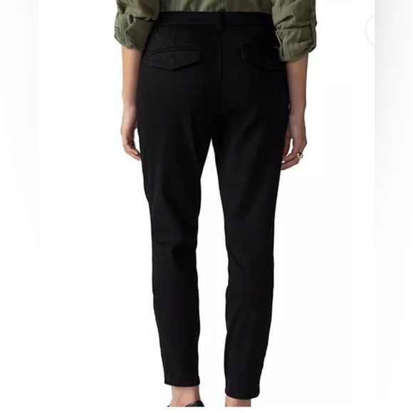 Social Standard by Sanctuary Logan Black Crop Utility Pant Zipper Ankle … - Picture 2 of 12